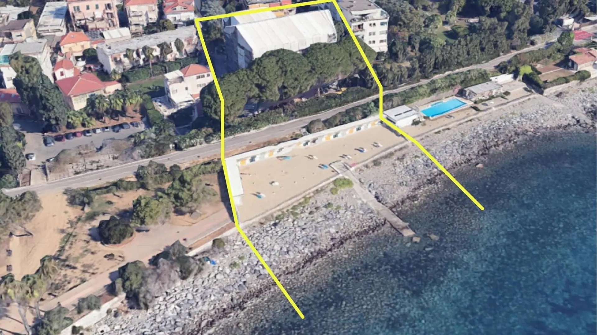 סנרמו Tirrenia Beach House - Sea Front With Private Beach